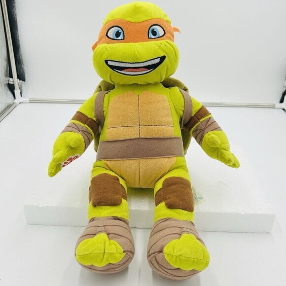 Build-A-Bear Nickelodeon Michelangelo Teenage Mutant Ninja Turtles Stuffed 18” - Picture 1 of 9